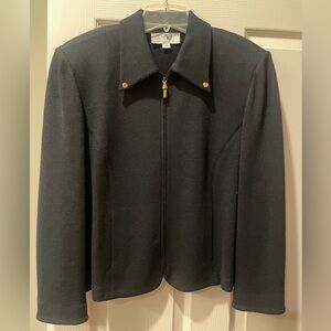Women’s St John black jacket, size 14